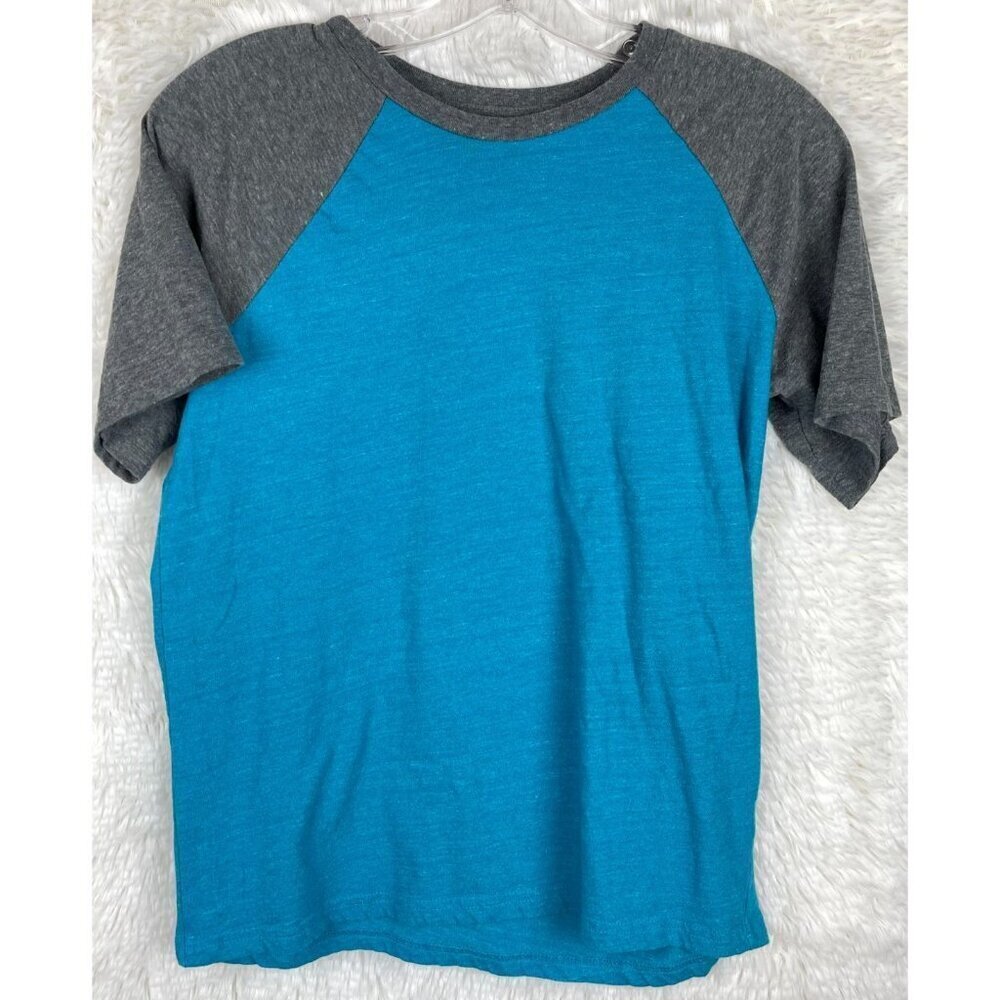 2 Boys Urban Pipeline Ultimate SuperSoft Large Husky Shirts Red Blue Gray Raglan - Picture 5 of 7